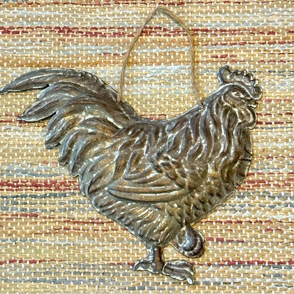 Metal Rooster Wall Decor - Picture 1 of 2